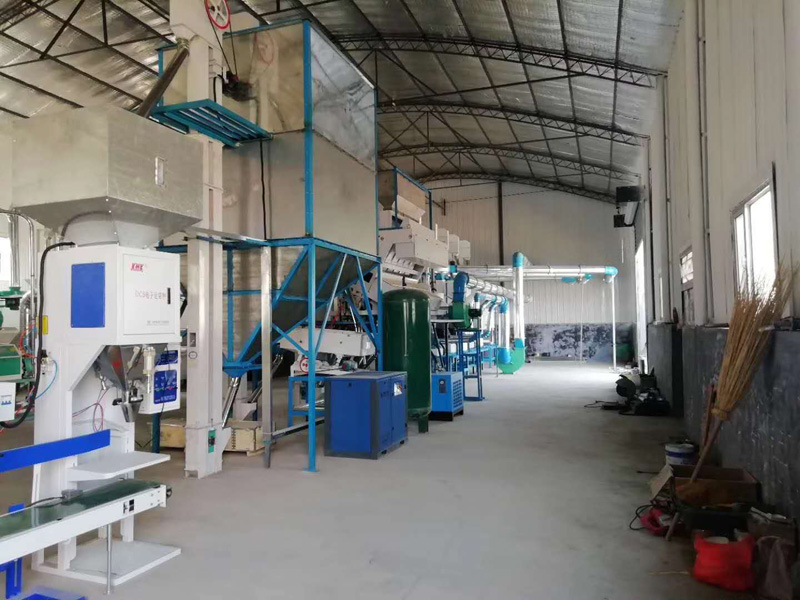 山西呂梁嵐縣20噸小米成套加工設(shè)備安裝調(diào)試完畢